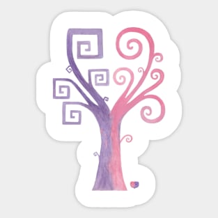 Tree of love from Andromeda Sticker